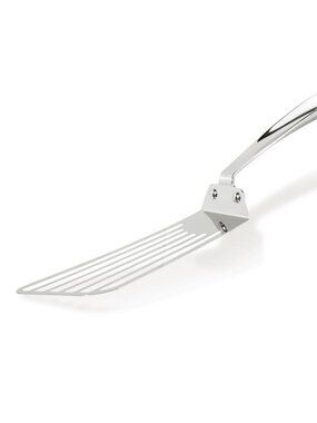 All-Clad Silver Stainless-Steel 13inch Slotted Flex Turner NWT